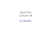 C&O 355 Lecture 18