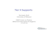 Tier II Supports
