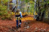 Trail Safety & Etiquette