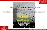 Cloudy with a Chance of Enrollment:  The effects of weather on student enrollment behavior