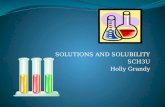 SOLUTIONS AND SOLUBILITY SCH3U Holly  Grandy