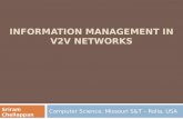 Information  management in V2V networks