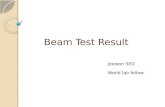 Beam Test Result
