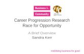 Career Progression Research Race for Opportunity
