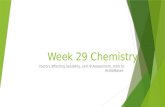 Week 29 Chemistry