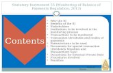 Statutory Instrument 55 (Monitoring of Balance of Payments Regulation, 2013)