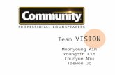 Team  VISION Moonyoung  Kim Youngbin  Kim Chunyun Niu Taewon  Jo
