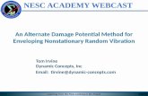 An Alternate Damage Potential Method for Enveloping Nonstationary Random Vibration