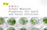 School Measure Proposals for Small and Rural Utilities