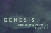 Abraham’s Promise 11:26-12:8