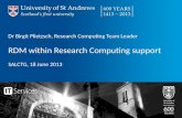 Dr Birgit Plietzsch, Research Computing Team Leader RDM within Research Computing  support