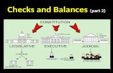 Checks and Balances  (part 2)