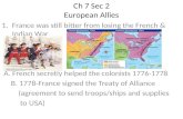 Ch  7 Sec 2 European Allies