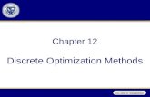 Chapter  12 Discrete Optimization Methods