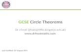GCSE  Circle Theorems