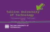 International Tallinn  Tech Study in the Heart of Innovation