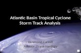 Atlantic Basin Tropical  C yclone  S torm  T rack  A nalysis