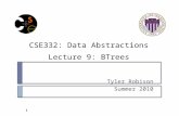 CSE332: Data Abstractions Lecture 9:  BTrees
