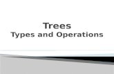 Trees Types and Operations