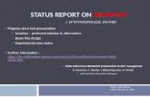Status Report on  HIRADMAT I.  Efthymiopoulos , EN/MEF