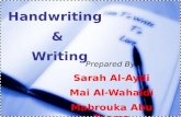 Handwriting  &  Writing