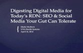 Digesting Digital Media for Today’s RDN: SEO & Social Media Your Gut Can Tolerate