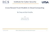 Cross-Tenant Trust Models in Cloud Computing