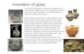 Invention of glass