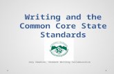 Writing and the Common Core State Standards