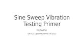 Sine Sweep Vibration Testing Primer