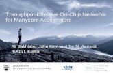 Throughput-Effective On-Chip Networks for  Manycore  Accelerators