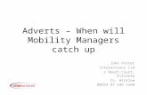 Adverts – When will Mobility Managers catch up