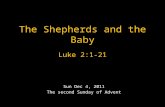 The Shepherds and the Baby