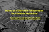 Status on CERN-ITER collaboration  for Machine Protection