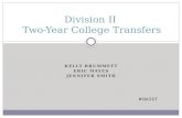 Division II  Two-Year College Transfers
