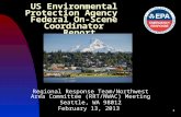 US Environmental Protection Agency  Federal On-Scene Coordinator Report