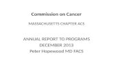 Commission on Cancer MASSACHUSETTS CHAPTER ACS