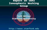 Report on SBAS  Ionospheric  Working Group