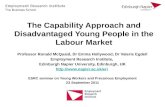 The Capability Approach and Disadvantaged Young People in the  Labour  Market
