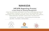 NAHASDA IHP/APR Reporting Process a Case Study for Housing Management