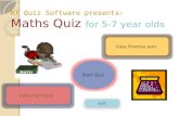 KT Quiz Software presents: Maths  Quiz  for 5-7 year olds