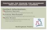 Fulfilling the Promise for Secondary English Language Learners