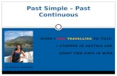 Past  Simple  – Past  Continuous