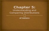 Chapter 5:  Understanding and Comparing Distributions