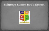 Belgrove  Senior Boy’s School