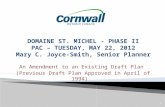An Amendment to an Existing Draft Plan  (Previous Draft Plan  Approved  in April of 1994 )