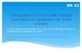 COLLOID CYST OF THE THIRD VENTRICLE: REPORT OF TWO CASES