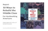 Report: 10 Ways to Rebuild the Middle Class For Hardworking Americans