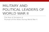 Military and political leaders of world war II