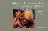 African American Art of the Early 1900’s